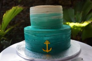 nautical wedding cake