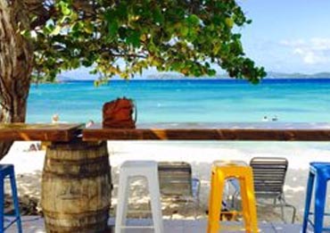 Relaxing beauty at Sapphire Beach in the USVI.