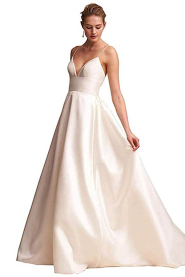 The perfect look for a wedding dress.