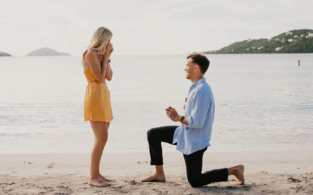 Magens Bay Picnic Proposal – Blake and Kirstan